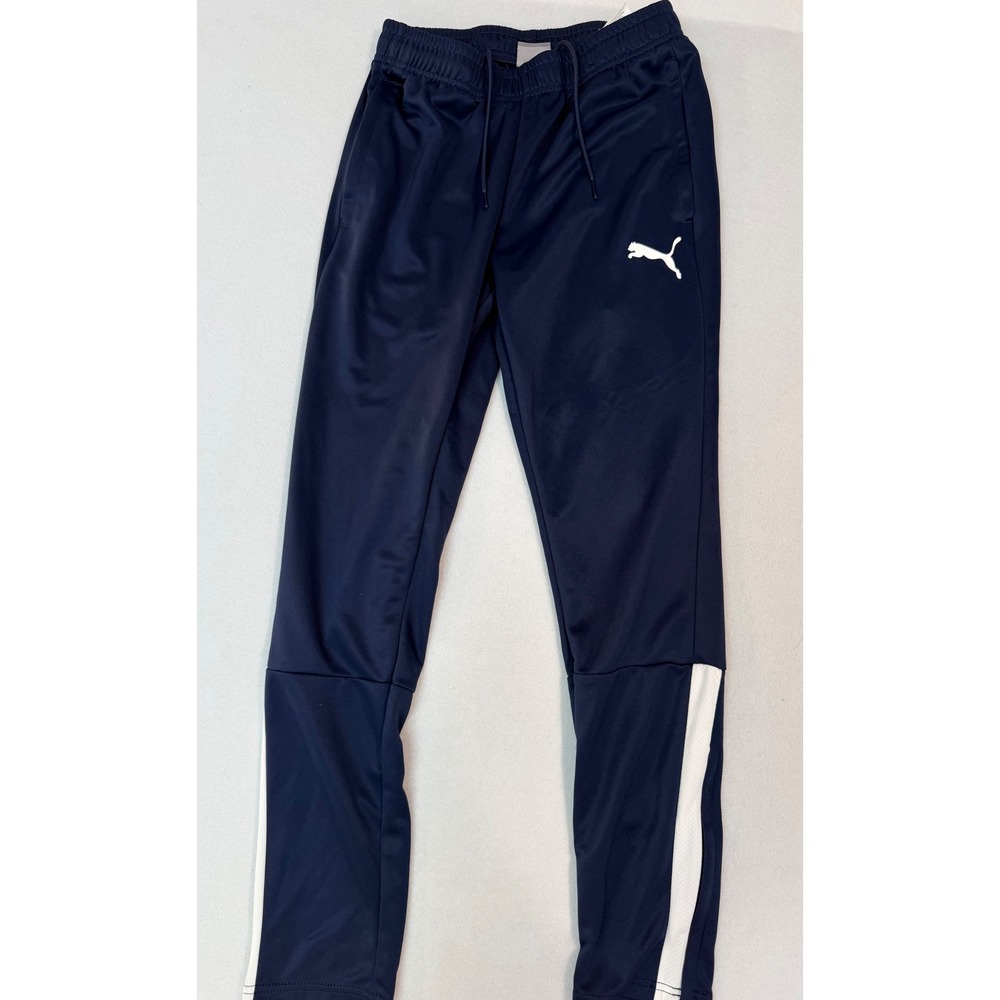 Puma Mens dryCELL Track Pants Navy Blue White Stripe 657242-06 Small